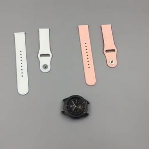 สายนาฬิกาสำหรับHuawei watch GT2 GT3GT4 GT5 ซิลิโคนอ่อนนุ่มสมาร์ทสปอร์ตสำหรับ GT5pro GT4pro Gt3pro GT2e 2Pro สายสีเรียบระบายอากาศ สาย20mm22mm