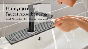 [SG]MOTIS Diatomite Faucet Mat Absorbent Anti Skid Wet Fit Kitchen Counter & Bathroom Counter 60cm*10cm