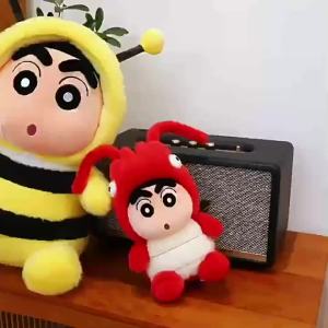 ชุดผึ้งการ์ตูนใหม่ ตุ๊กตาผ้ากำมะหยี่ขนาด 22 ซม.-40 ซม. ของเล่นเด็กสร้างสรรค์ ตุ๊กตาอนิเมะของขวัญวันเกิด