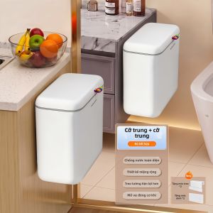 Joybos | Thùng Rác Phòng Tắm Treo Tường Có Nắp