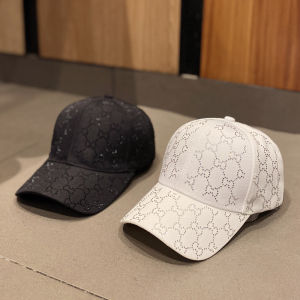 New New Arrival Rhinestone Baseball Cap Ins K-style Easiest for Match Face-Showing Small Hat Childrens Spring and Summer Sun-Proof Peaked Cap Trendy