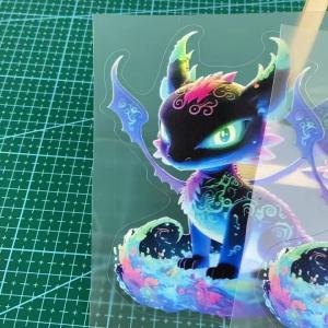 Cool Dragon Vinyl Chống Thấm Nước Đề Can Sáng Tạo Hình Dán Xe Máy Cho Thân Xe Máy Xe Điện Cửa Sổ Ô Tô Laptop Chống Nắng PVC