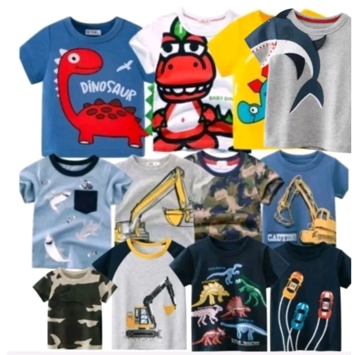 เสื้อยืดเด็ก ผ้าคอตตอทนิ่มๆ | Lazada.co.th