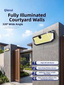 QIR | Solar Courtyard Light Outdoor Waterproof Motion Sensor