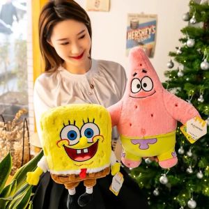 Spongebob Plush Squarepants Patrick · Krabs Gary ตุ๊กตา Plush Kawaii เด็กการ์ตูนอะนิเมะอุปกรณ์ต่อพ่วงของเล่นคริสต์มาสของขวัญ