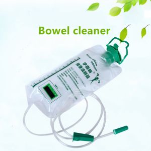 Home Enema Colonic  Kit For Irrigation Reusable Cleaning Detoxification 1200 Ml (Including 10 Heads Of)