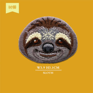 Tropical Rainforest Animals Ironing Embroidered Patches Red Pandas Raccoons Animal Avatar Embroidered Stickers DIY Clothing