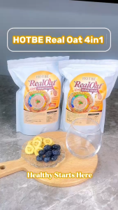 HOTBE Real Oat 4 in 1 Instant Cereal 480g | Wholegrain Oat Barley Wheat & Corn | High Fibre | Low Sugar | Healthy Breakfast Cereal