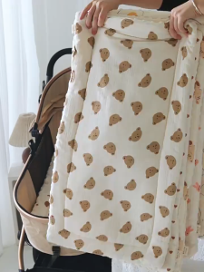 Baby Stroller Mat Cushion Bean Fleece Comfort Cart Mattress Cushion Pad Soft Newborn Seat Mat