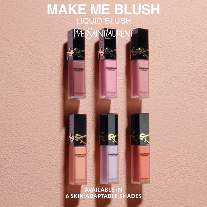 [เก็บคูปองลด 15% เพิ่มด้านล่าง] YSL MAKE ME BLUSH LIQUID BLUSH 15 ML ...