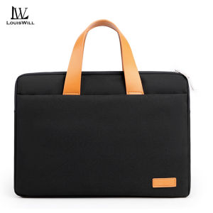 LouisWill Notebook Bag Business Laptop Bag 15-16inch Notebook Bag Waterproof Travel Bag Business Laptop Bag Large Capacity Handbag Casual Bag Fashion Leisure Sport Street Bag for College Student