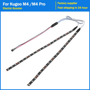 Waterproof LED Light Strip for Kugoo M4/M4 Pro Electric Scooter Night Safety Warning Light Strip Flashlight Bar Lamp Accessories