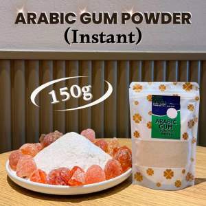 150g Arabic Gum Instant Powder Grade 1 Acacia Gum - Natural | Asli | Best Quality
