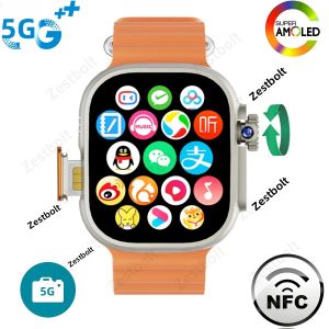 Đồng Hồ Thông Minh S10 Ultra 3 MAX AMOLED 2.29 Inch Cảm Ứng Nhận Diện Vân Tay Android 4G Camera Xoay NFC GPS WiFi La Bàn Dành Cho Nam Và Nữ