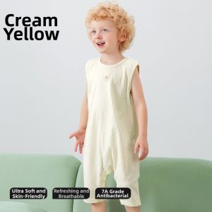 Usbettas | Summer Lightweight Cotton Baby Sleep Sack Sleeveless Onesie