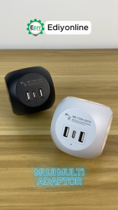 【 3250W Power 】Muji Style Universal 4 Gang USB Type C Charger Socket Plug Multi Traveler Adaptor Adapter Trailing Extension China UK