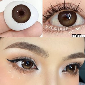 eyeshare 1 cặp kính áp tròng màu nâu Gdansk series 14.5mm mắt to lens kính áp tròng đường kính lớn