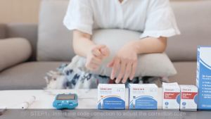 Sinocare Safe AQ UG Strip Tes Gula Darah (50 Strip) FREE Lancet