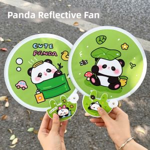 Reflective Cute Panda Portable Folding Hand Fan