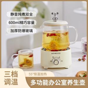 Low Power 300W Electric Yunnan Tea Heater Health Preservation Kettle with Soup Pot Automatic Temperature Maintenance Kitchen Appliance