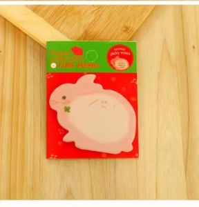 Cute Animal Theme Sticky Notes Book Creative Cartoon Design Multi-Purpose Student Prize N-Time Adhesive Desk Supplies