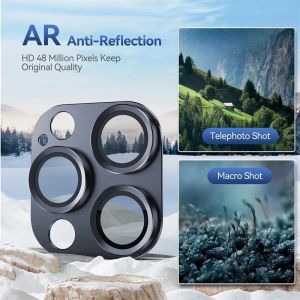 Metal armor Camera Lens Protector Glass For IPhone 14 15 Pro Max Back Lens Protective Film For iPhone 17 16 15 Plus Full Cover