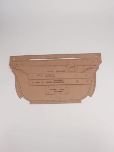 DIY Leathercraft Handmade Thủ Công May Bộ Mẫu Có Lỗ Giấy Kraft Ngực Eo Túi Đeo Vai Dụng Cụ Làm Thời Trang