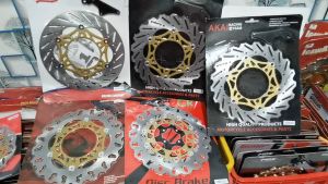 PIRINGAN CAKRAM DEPAN VERZA CB150R OLD MEGAPRO TIGER LAMA PRIMUS PLUS BREKET 300 MM DISK CAKRAM BESAR