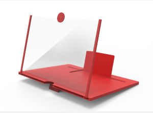 10/12 Inch Folding Mobile Screen Magnifying Glass Phone Desktop Stand 3D Mobile Phone Screen Magnifying Glass HD Video Amplifier