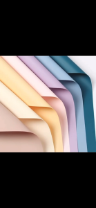 กระดาษห่อช่อดอกไม้ วัสดุกันน้ำ แพค20แผ่น มีสีต่างๆให้เลือก DIY กระดาษห่อดอกไม้ กระดาษของขวัญa