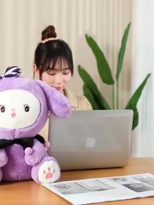 Cartoon Magic Bunny Stuffed Animal: A Fluffy Toy Gift for Girls' Birthday