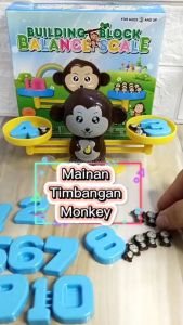 Mainan Edukasi Anak Bermain Sambil Belajar Monkey Ballance Timbangan Belajar Berhitung Edukatif Anak 3 4 5 6 7 Bulan Hadiah Kado Ulang Tahun Cowok Cewek Laki Laki Perempuan