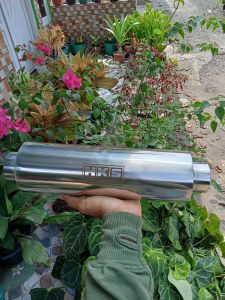 KNALPOT RACING MOBIL HKS OVAL PELANGI STENLIS UNTUK MOBIL BENSIN DAN SOLAR SUARA BASS ADEM