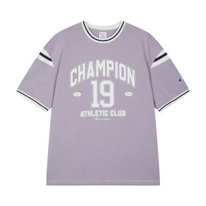 Champion | Áo Thun Đôi Màu Khối 100% Cotton