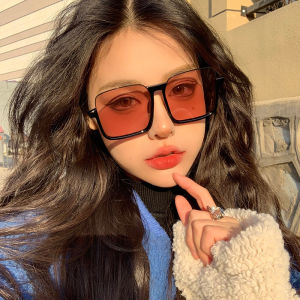 แว่นกันแดด UV Protection Polarized Sunglasses Women Big Frame Anti-glare Resin Lens round Face Long Face Square Face Oval Face