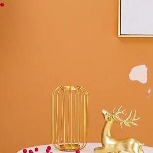 Bình hoa lồng decor lõi thủy tinh đẹp trang trí phòng khách sang trọng lọ hoa để bàn phong cách Vintage Trùm Sỉ Gia Thành