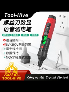 Bút thử điện đa năng không tiếp xúc độ chính xác cao dò đứt dây dùng gia đình và chuyên dụng cho thợ điện