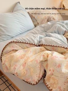 KAMONI | Bộ Bọc Chăn Cotton Mềm & Thoáng Khí 200x230cm