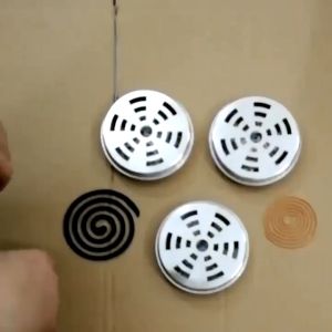 Tempat WADAH Obat Nyamuk Bakar Bulat Tatakan Alas Mosquito DUPA SERBAGUNA