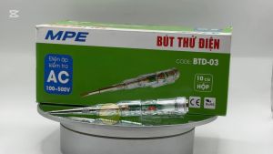Bút thử điện hiển thị đèn báo thử điện áp DC/AC 70- 250V BTD-03 chính hãng MPE