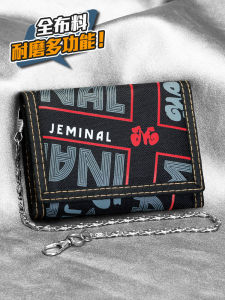 Mens 70% off Short Style Canvas Folding Small Wallet Student Card Holder Coin Purse Schoolboy Kids Boy Neck-Hanging Bag