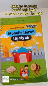 Buku Belajar Menulis Huruf Hijaiyah | WIPE AND CLEAN | Buku Belajar Menulis Huruf Hijaiyah Murah BusyBook