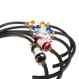 8mm รถจักรยานยนต์กรองน้ํามันเชื้อเพลิงภายในตัวกรองเบนซิน + 40 ซม.ท่อสายน้ํามันเชื้อเพลิง + 4 PC คลิป Moto สกู๊ตเตอร์ Dirt BIKE ATV