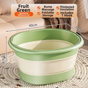 MEIZHUFU | Thermal Massaging Portable Foot Soak Tub