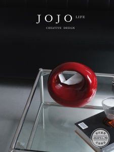 Modern Minimalist Ceramic Decorative Object JOJOS L PD Nose Handbag Living Room Luxury Lightweight Tissue Box Multi-Function Home Decor