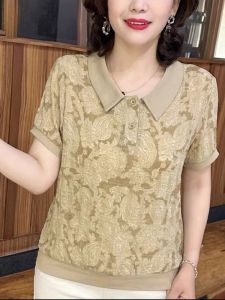 HUAXUNRAN | Slimming & Versatile Womens Summer Loose Fit Blouse
