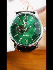 Fashion Mechanical Watch for Men Green Skeleton Dial Business Automatic Mens Watches Top Brand Luxury Forsining Wristwatches New