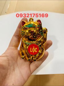 Phụ Kiện ông Mèo chiêu tài chữ Lộc mẫu mới size lớn