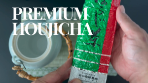 Premium Houjicha 100g by Marukou Taniguchien - Light Roasted Japanese Uji Kyoto Hoji Loose Leaf Tea