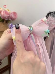 Pink Tulle Headpiece Bow